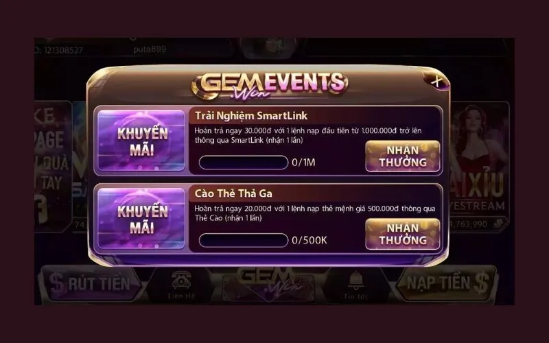 Cổng game Gemwin có tỷ lệ trả thưởng nhanh chóng